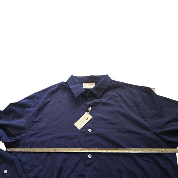 Nashie Navy blue Long sleeve button up shirt Men SZ XXL - Picture 4 of 5